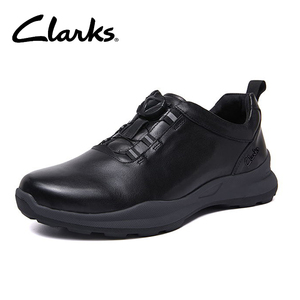 Clarks其乐男鞋真皮软底运动鞋2023新款高档高尔夫球鞋商务休闲鞋