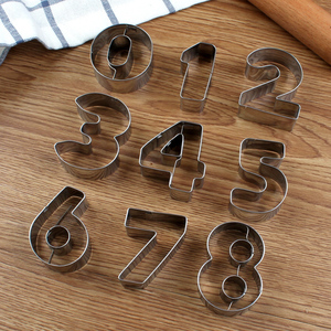 不锈钢数字模具大号水果蔬菜切模宝宝饼干辅食模套装印花雕花工具