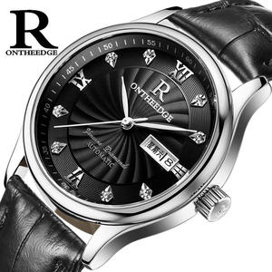 依波仕专柜折扣店正品机械超薄防水真皮带女表男表情侣男女士手表