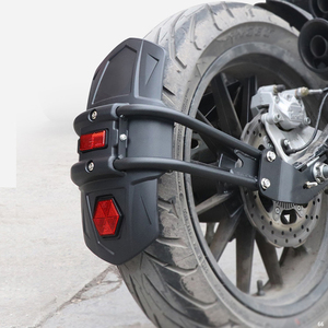 摩托车挡泥板后轮改装泥瓦挡水后盾适用于龙嘉vmax300 v咖250