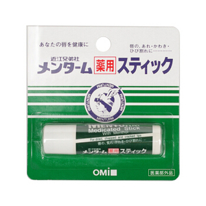 日本进口OMi近江蔓莎薄荷润唇膏5g防止干燥皲裂清爽滋润不油腻