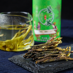 海南特产茶叶五指山大叶白骨苦丁茶65克圆罐装2024年新茶新品上市