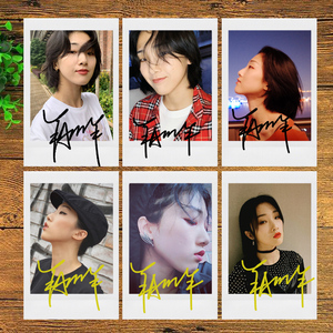 火箭少女101 yamy 签名照 亲笔签名 3寸拍立得 明星签名 6款