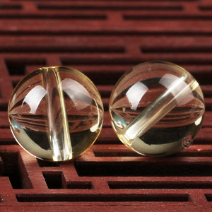 黄水晶散珠天然纯天然