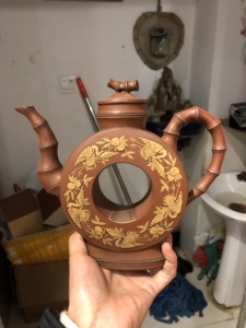 壶台湾回流老壶友泉底款纯手工紫砂酒具茶壶茶具马建林我爱你116