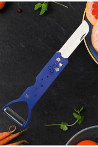 正士作两用旅行水果刨刀随身折叠小刀瓜果水果刀削皮器厨房刀具