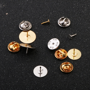 领针后面的扣子针扣领扣背扣蝴蝶扣胸章徽章备用扣饰品小胸针配件