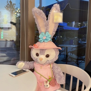 80厘米原创ins星黛露m手作套装婚纱公仔毛绒兔玩具情人节礼物包邮