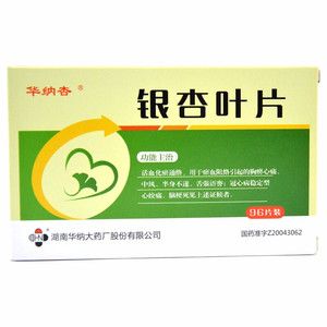 华纳杏 银杏叶片96片/盒