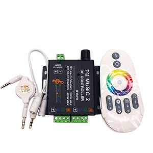 RF无线触摸射频遥控调光变色RGB七彩灯条LED灯带音乐声控控制器