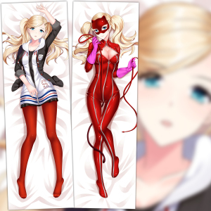 persona5 女神异闻录5 高卷杏 动漫双层等身抱枕 2wt抱枕套
