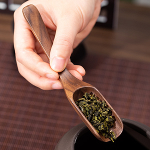 胡桃木茶匙茶勺茶铲单只小茶叶勺子挖茶叶专用工具舀茶勺取茶勺子