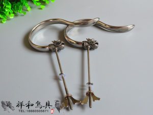 画眉鸟笼不锈钢龙头钩子(挂钩精品百灵鹩哥竹鸟笼龙戏珠)