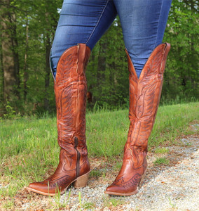 西部牛仔靴女美国