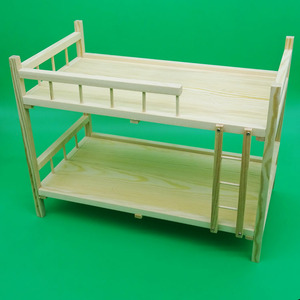 实木科技小制作创意小发明手工木制作diy模型玩具上下床双人床