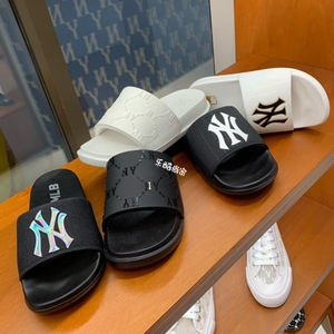 乐酷尚家 韩国mlb代购正品ny老花沙滩鞋女运动拖鞋明星同款lpac12
