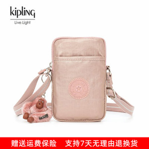 Kipling猴子手机包正品迷你竖款袋女尼龙单肩斜挎小包凯普林简约