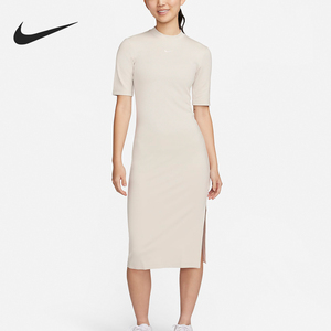 Nike/耐克正品2024新款女士运动休闲针织连衣裙DV7879-104