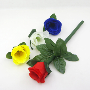 包邮 闪电玫瑰变色(四色磁门子) 玫瑰变换 花类舞台魔术道具