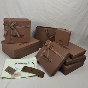 巴宝莉burberry新款原版纸袋礼品袋衣服围巾盒包装手提袋礼品盒子