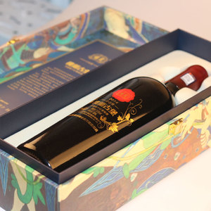 楼兰小古堡国产新疆高档红酒正品13.5单支尊享版赤霞珠干红葡萄酒