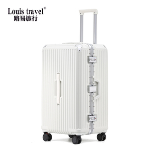 Louis travel韩国时尚超大容量铝框行李箱男女旅行箱万向轮拉杆箱