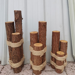 木桩装饰森系