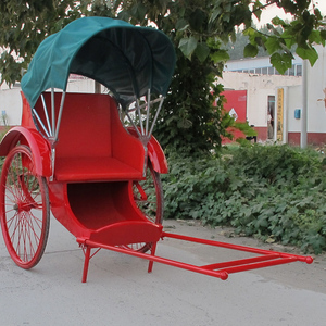 新品经典复古黄包车人力手拉马车新型婚礼景区影楼拍摄道具专用