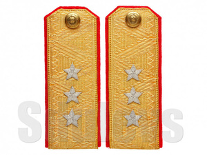 wwii苏联m43式将军金色刺绣常服肩章军衔