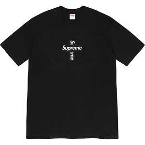 代购 Supreme 20FW Cross Box Logo Tee十字圆领T恤夏季男女短袖