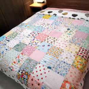 百家被布料纯棉婴儿做被子百福被拼接百家布布头碎布拼布diy手工