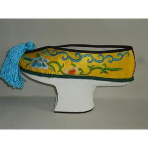 花盆底鞋清朝格格鞋古装鞋女演出舞蹈古装鞋子清代绣花旗鞋单鞋