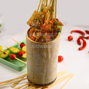 竹筒串串香餐具