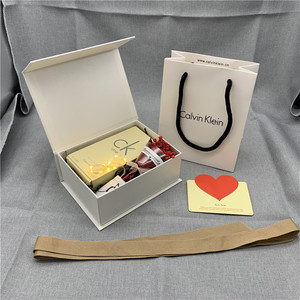 专柜原版ck纸袋香水礼品袋子ck包装盒手提购物袋ck礼品盒子包装袋