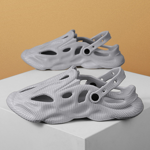 椰子洞洞鞋男二代夏季ins潮透气外穿包头拖鞋室内防滑沙滩凉拖鞋