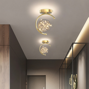 过道灯走廊灯轻奢风现代简约创意入户门厅玄关灯衣帽间灯小吸顶灯