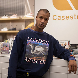 潮牌heron preston hp仙鹤印花秋冬加绒男女情侣款卫衣外套