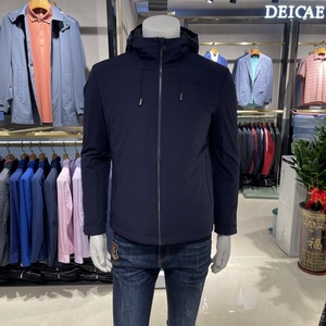 迪赛deicae正品男装秋冬都市休闲百搭连帽羽绒服外套短款专柜4990