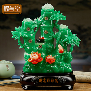 新财富节节高竹子摆件招财创意工艺品摆件纯手工家居饰品客厅