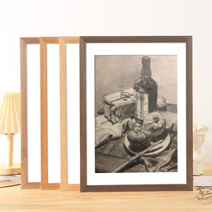 5033人付款淘宝学生绘画素描装裱实木画框 4开8开2开16开美术作品框挂