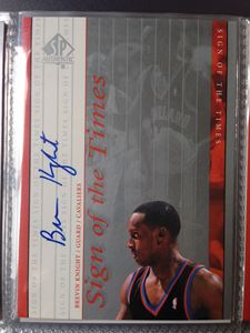 NBA球星卡1999SPA亲笔签字卡 Brevin Knight