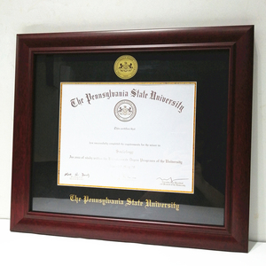 宾夕法尼亚州立大学Pennsylvania State Uni PSU毕业相框装裱定制