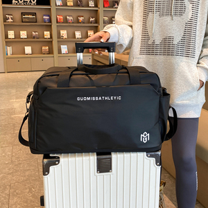 可套拉杆箱的旅行包便携登记附加收纳行李袋大容量手提斜挎健身包