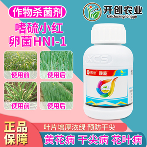 颜彩农药嗜硫小红卵菌大蒜干尖花生黄化病专用绿叶药新长山杀菌剂