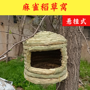 稻草编鸟窝