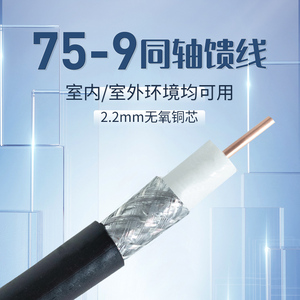 75-9馈线SYWV手机信号放大增强接收器同轴馈跳延长线接头配件馈管
