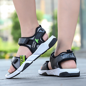 青少年凉鞋男潮防滑软底10小孩11大童12男孩13初中学生15岁沙滩鞋