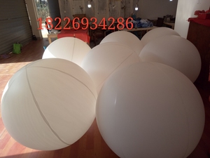 PVC圆球飘空气球 白色红色黄色蓝色绿色紫色升空气球圆球气模