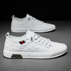 夏季小白鞋男休闲潮鞋百搭板鞋一脚蹬欧洲站品牌白鞋潮牌奢侈品lv