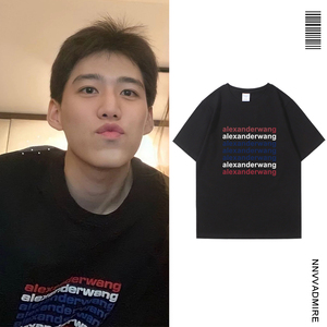 以你的心诠释我的爱周边泰星bkpp同款pp短袖t恤男女ins欧儿上衣服